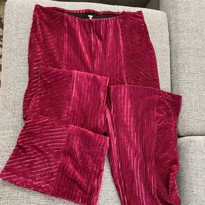 Marion Velvet Free People Bell Bottom Pants